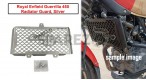 Fit For Royal Enfield Guerrilla 450 Stainless Steel Radiator Guard Silver - SPAREZO